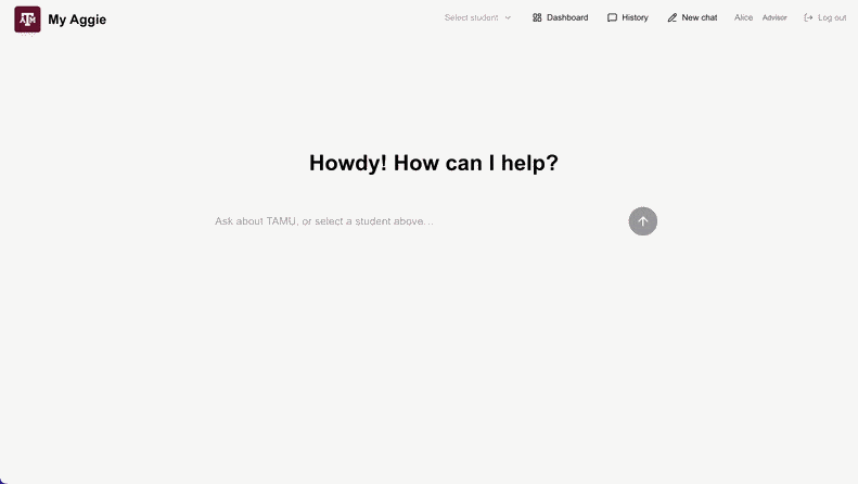 Advisor dashboard